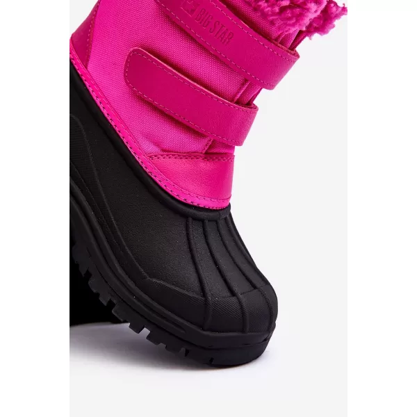  Gyermek téli cipő BIG STAR MM374112 FUCHSIA/BLACK Big Star Shoes 