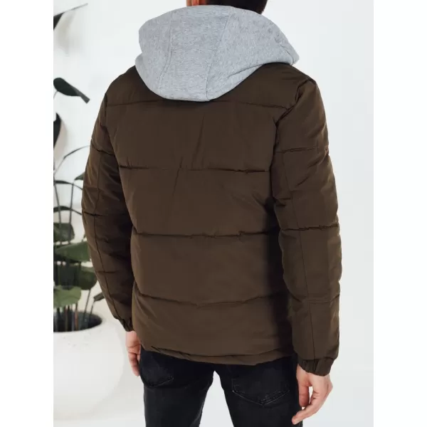  Férfi dzseki DSTREET TX5102 BARNA 