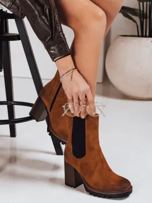 Női cipők DSTREET ZY1313 KARAMELLA