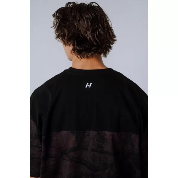  Túlméretes póló POWER 898 DARK BROWN CAMO Nebbia 