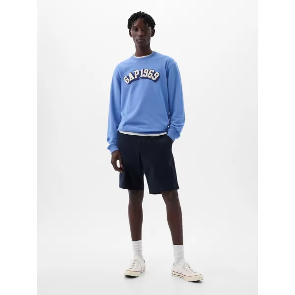 Férfi pulóver GAP LOGO CREWNECK SWEATSHIRT 829103-07 CABANA KÉK 