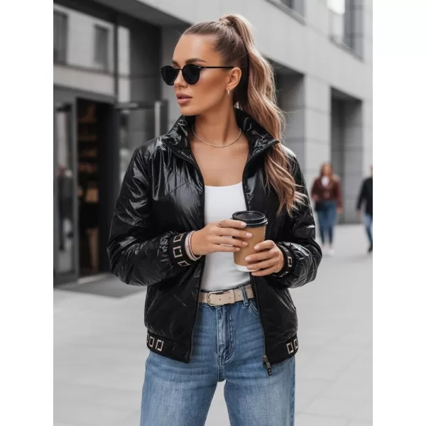  Női kabát DSTREET TY5292 FEKETE 