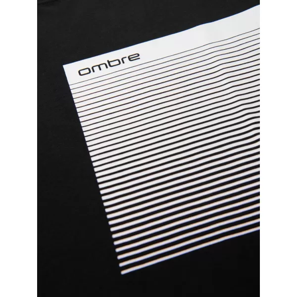  Férfi póló OMBRE OM-TSPT-0246 FEKETE 