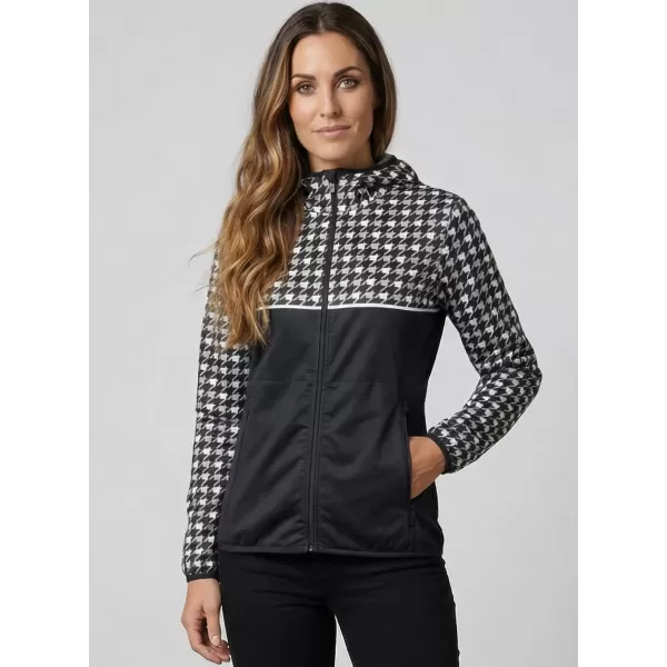  Női prémium softshell kabát ALTISPORT VOJ/ALW048JACK01 FEKETE-FEHÉR 