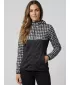 Női prémium softshell kabát ALTISPORT VOJ/ALW048JACK01 FEKETE-FEHÉR