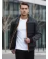 Férfi dzseki DSTREET TX4395 FEKETE