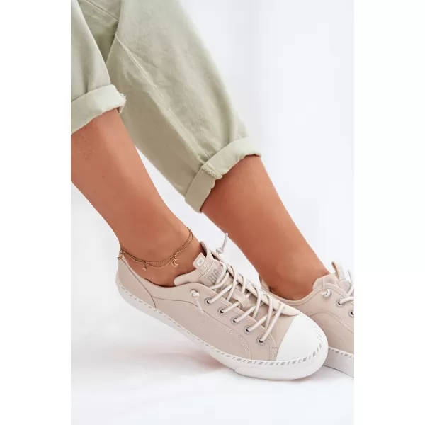  Női tornacipő BIG STAR TT274387 BÉZS Big Star Shoes 