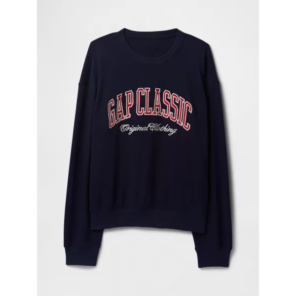  Férfi pulóver GAP CLASSIC LOGO SWEATSHIRT 744748-01 HADITENGERÉSZET EGYENRUHA 