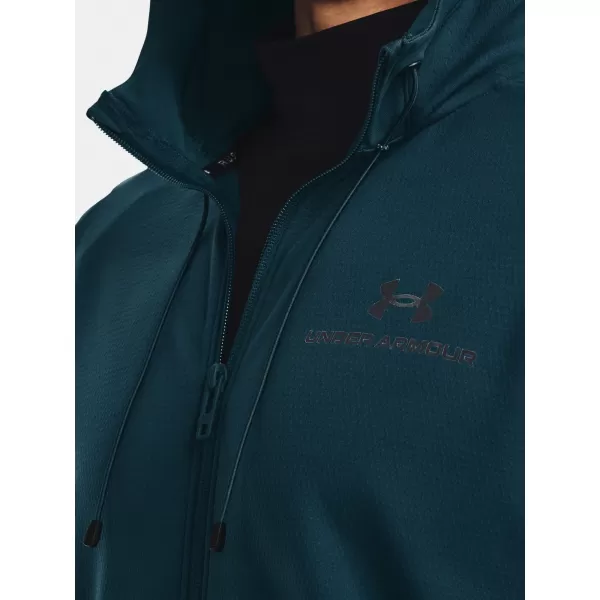  Férfi pulóver UNDER ARMOUR RUSH ALL PURPOSE FZ HD KÉK 