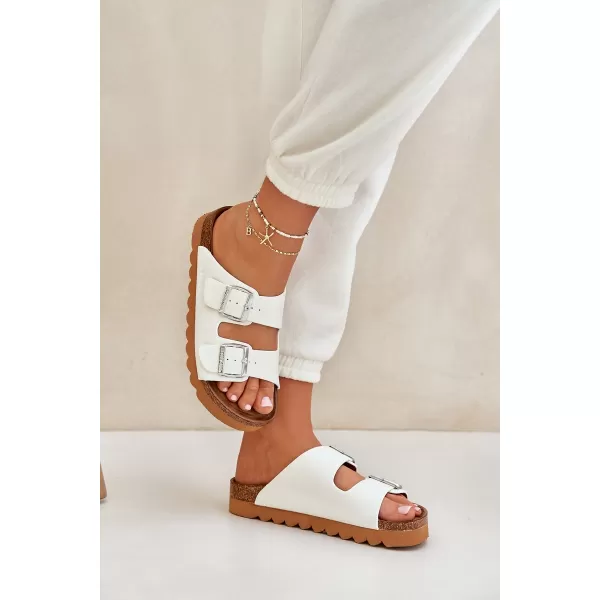  Női papucs BIG STAR LL274480 WHITE Big Star Shoes 