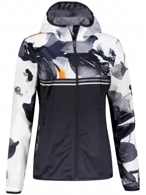 Női prémium softshell kabát ALTISPORT VOJ/ALW117JACK01 FEKETE/NARANCS