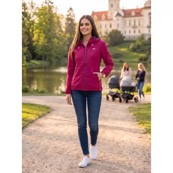  Női kabát ALTISPORT HEIDA PIROS 