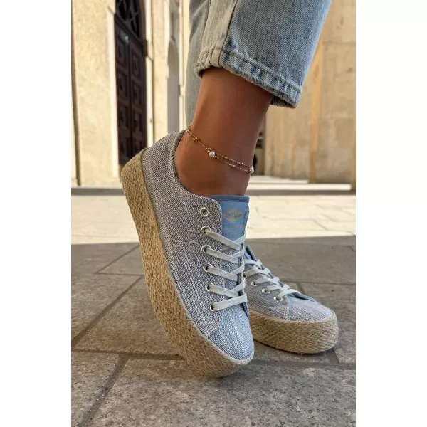  Női tornacipő LEE COOPER LCW-25-02-3284 VILÁGOSKÉK 