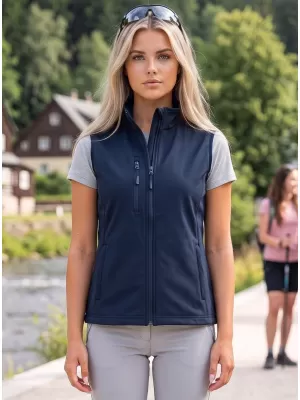 Női softshell mellény ALTISPORT NoPrint NP/ALW965 SÖTÉTKÉK