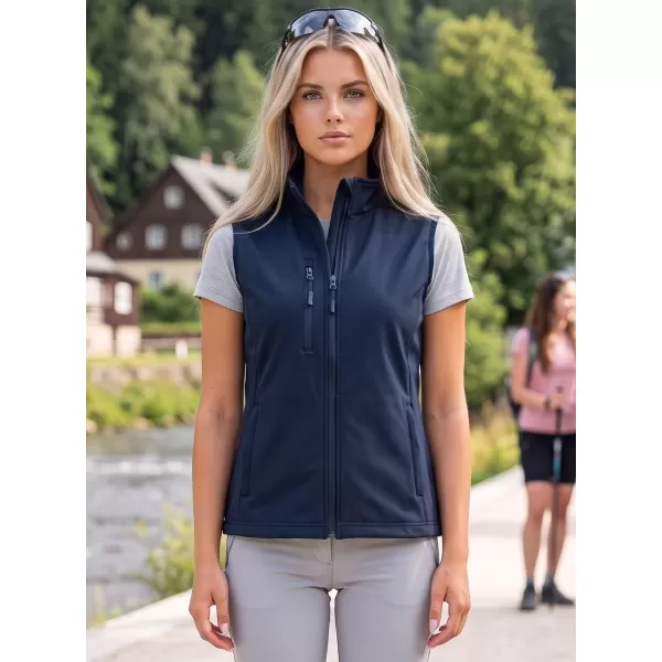  Női softshell mellény ALTISPORT NoPrint NP/ALW965 SÖTÉTKÉK 