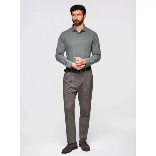  Férfi ing OMBRE K694 KHAKI 