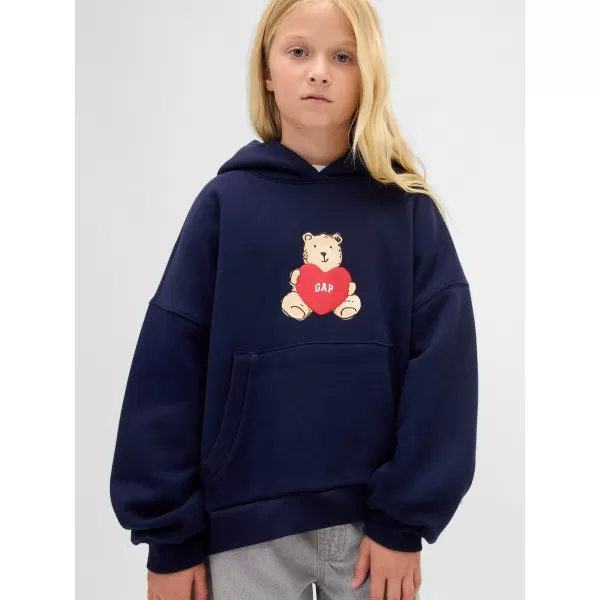  Gyermek pulóver GAP LOGO HOODIE PULLOVER 847141-01 HADITENGERÉSZET EGYENRUHA 
