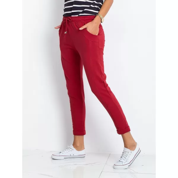  Női melegítőnadrág BASIC FEEL GOOD RV-DR-3589.06X BURGUNDIA 