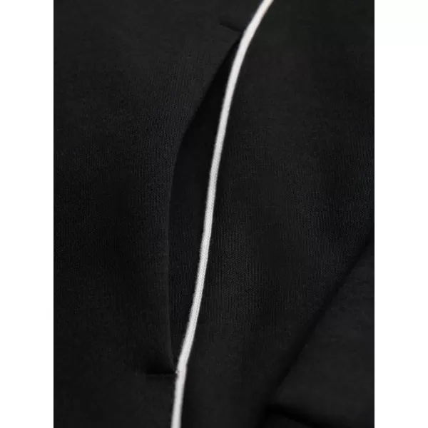  Férfi pulóver OMBRE OM-SSNZ-0250 FEKETE 