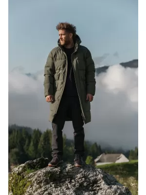 Férfi télikabát NORDBLANC LOOM NBWJM8255 HADSEREG ZÖLD