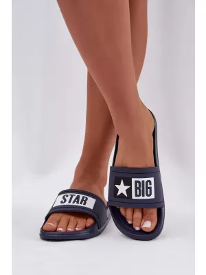 Női papucsok BIG STAR DD274A265 BLUE Big Star Shoes