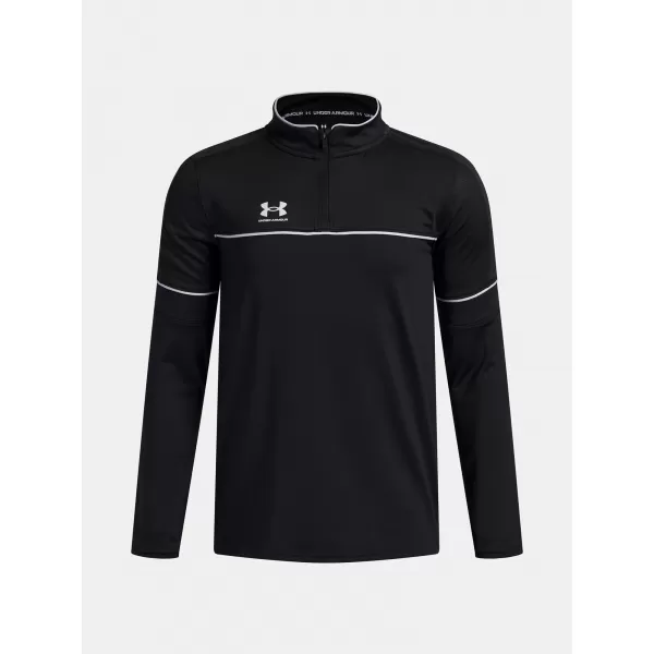  Fiú pulóver UNDER ARMOUR B CHALLENGER TRAINING QZ 6004080-001 FEKETE 