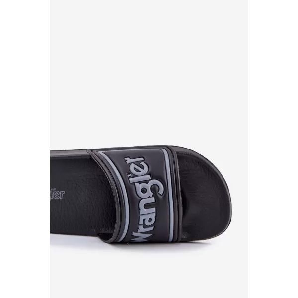  Férfi papucs WRANGLER AVERELL 20251042.25Y FEKETE 