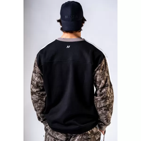  Laza szabású pulóver POWER 903 LIGHT BROWN CAMO Nebbia 