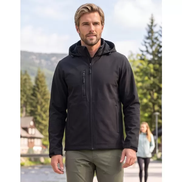  Férfi softshell kabát ALTISPORT NoPrint NP/ALM845 FEKETE 
