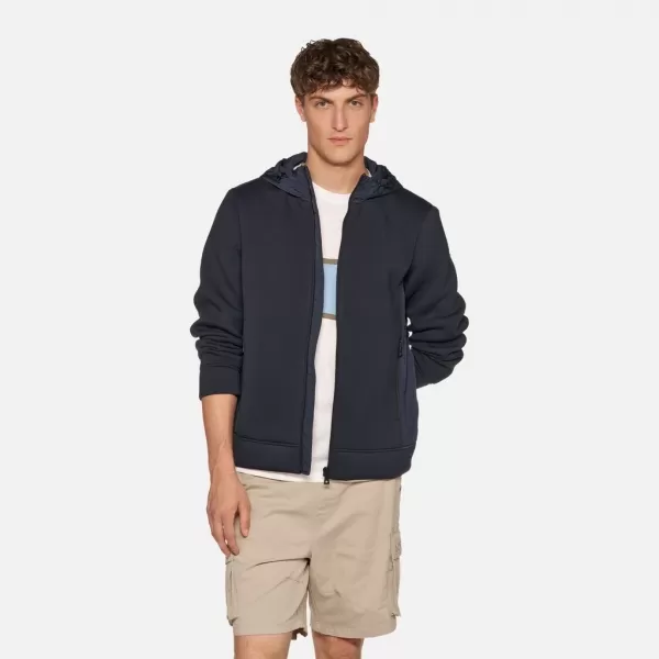  Férfi pulóver GEOX SWEATER G012321 SÖTÉTKÉK 