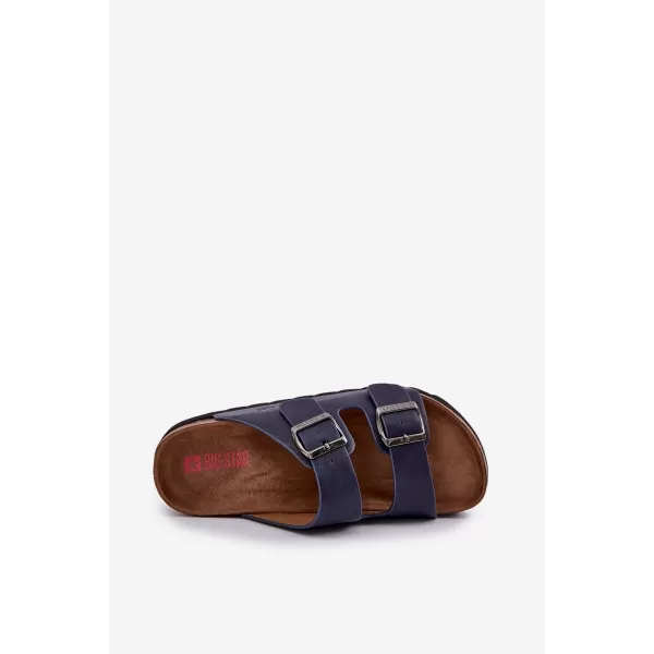  Férfi papucs BIG STAR NN174530 BLUE Big Star Shoes 