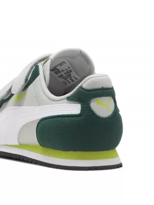 Gyerekcipők PUMA CABANA RACER SL 20 V PS 383730-19 VILÁGOSSZÜRKE/FEHÉR/SÖTÉT MIRTUSZ