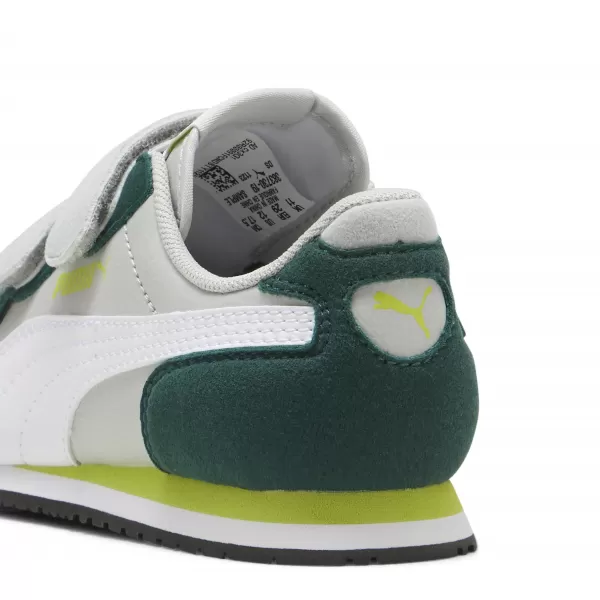  Gyerekcipők PUMA CABANA RACER SL 20 V PS 383730-19 VILÁGOSSZÜRKE/FEHÉR/SÖTÉT MIRTUSZ 