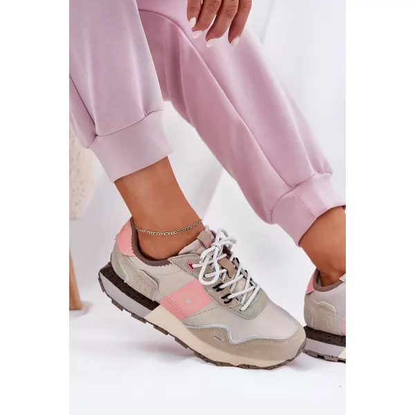  Női tornacipő BIG STAR RR274243 RÓZSASZÍN/SZÜRKE Big Star Shoes 
