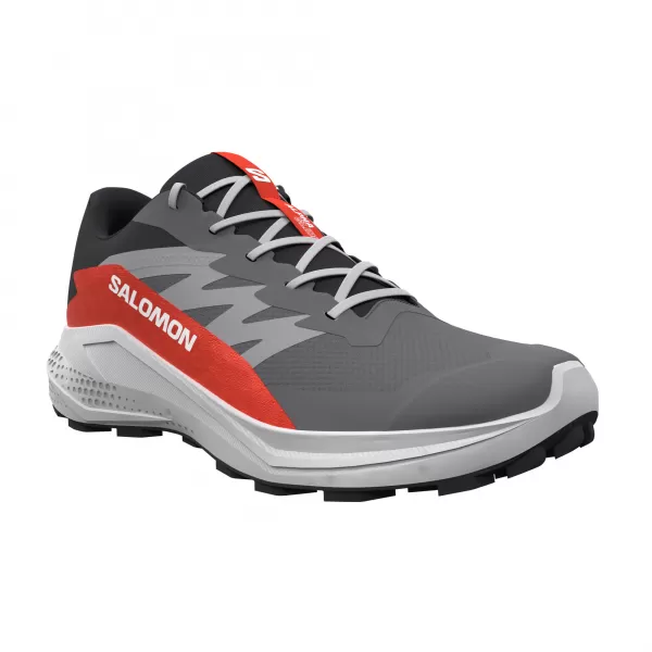  Férfi cipők SALOMON ALPHAGLIDE GTX L47975300 VÁRKŐ/HOLDKŐ/CSERESZNYEPARADICSOM 