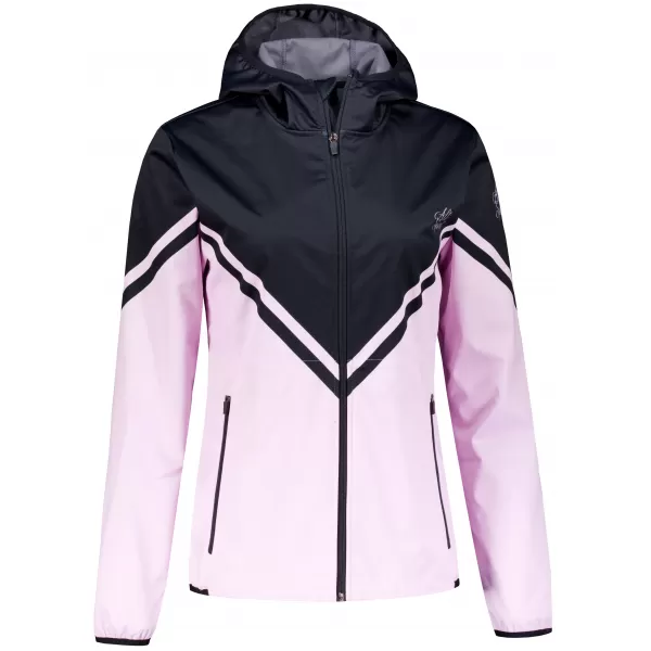  Női prémium softshell kabát ALTISPORT VOJ/ALW101JACK01 RÓZSASZÍNES FEKETE 