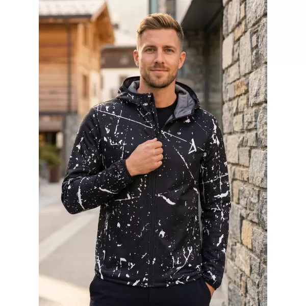  Férfi prémium softshell kabát ALTISPORT VOJ/ALM034JACK01 FEKETE 
