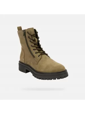 Női bokacsizma GEOX IRIDEA G004093 KHAKI