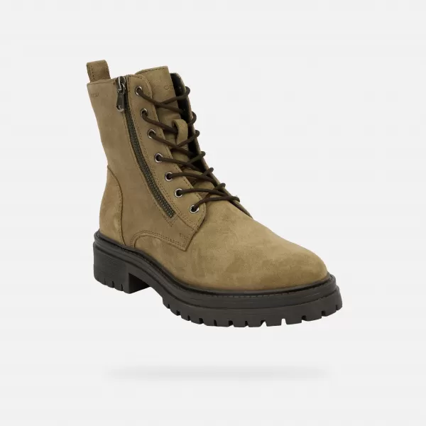  Női bokacsizma GEOX IRIDEA G004093 KHAKI 