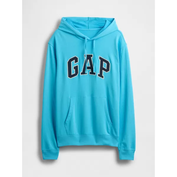  Férfi pulóver GAP FRENCH TERRY PULLOVER LOGO HOODIE 868460-10 VÍZÖNTŐ 
