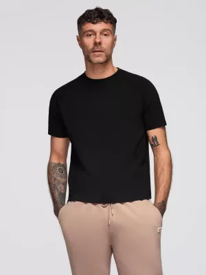 Férfi póló OMBRE OM-TSCT-0240 FEKETE
