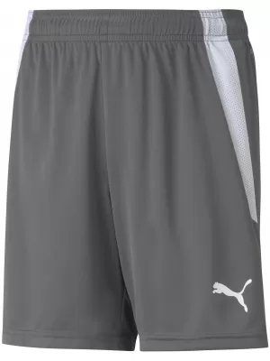 Gyermek rövidnadrág PUMA TEAMLIGA SHORTS JR 704931-13 SMOKED PEARL/ FÜSTÖLT GYÖNGY/PUMA FEHÉR