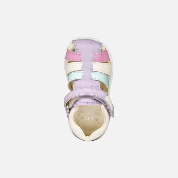  Lányok az első lépések GEOX SANDAL MACCHIA B254WB08502C8888 LILA 