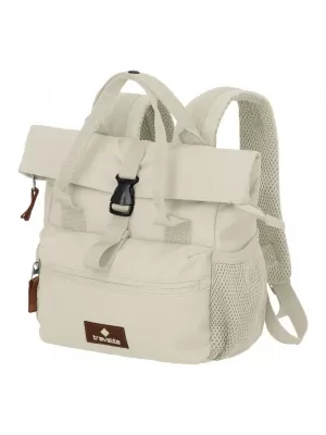 Hátizsák TRAVELITE BASICS SHORT HANDLE MINI PISZKOSFEHÉR