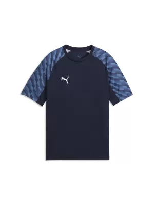 Gyermek póló PUMA TEAMLIGA26 JERSEY JR 659723_06 PUMA SÖTÉTKÉK/PUMA FEHÉR