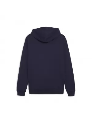 Gyermek pulóver PUMA TEAMGOAL CASUALS HOODED JKT 658596_06 PUMA SÖTÉTKÉK/PUMA FEHÉR