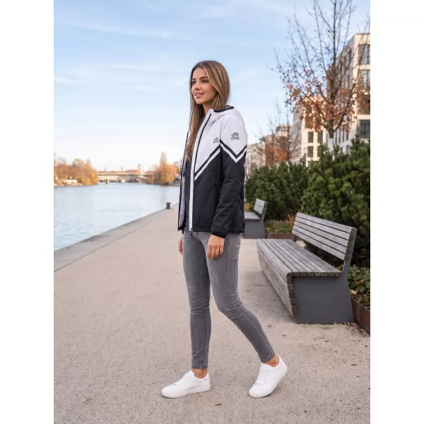  Női prémium softshell kabát ALTISPORT VOJ/ALW101JACK01 FEKETE-FEHÉR 