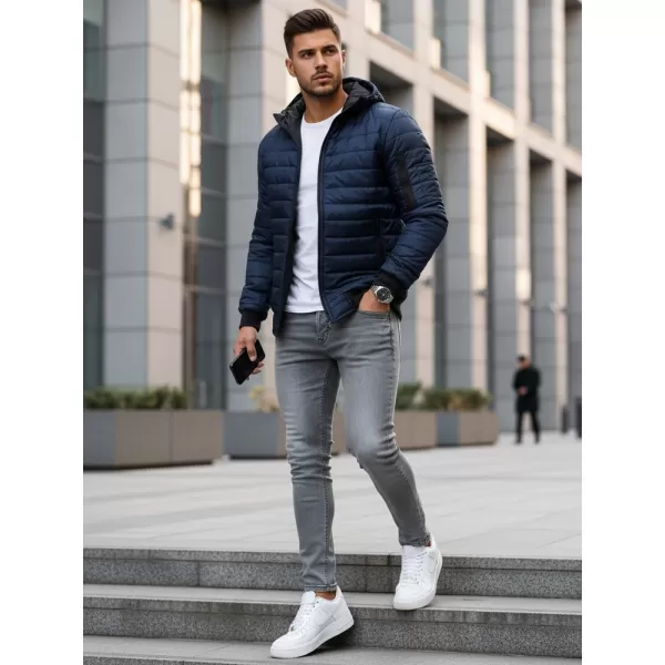  Férfi dzseki DSTREET TX2228 SÖTÉTKÉK 
