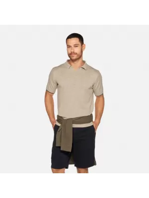 Férfi póló GEOX KNIT G012318 BÉZS