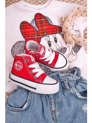 Gyermek tornacipő BIG STAR HH374190 RED Big Star Shoes